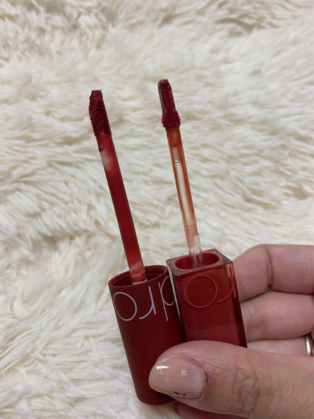 ゼロベルベットティント/rom&nd/リップティントを使ったクチコミ(2枚目)