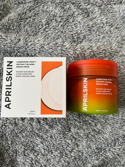 カロテンIPMP(TM) ブレミッシュカーミングセラムパッド/APRILSKIN/トナーパッドを使ったクチコミ(1枚目)