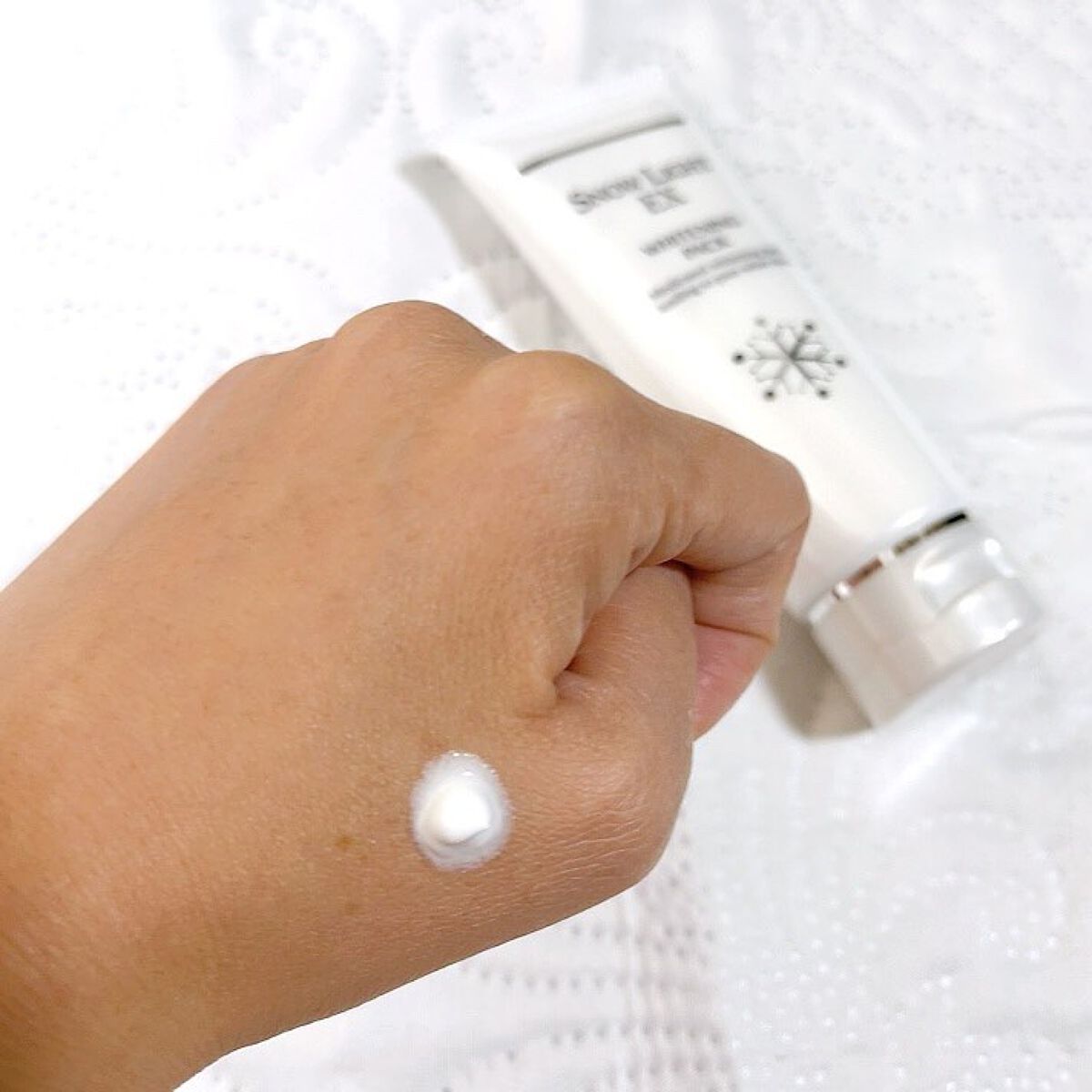 スノーライトEX<チューブ>/VITOWA/洗い流すパック・マスクを使ったクチコミ(2枚目)