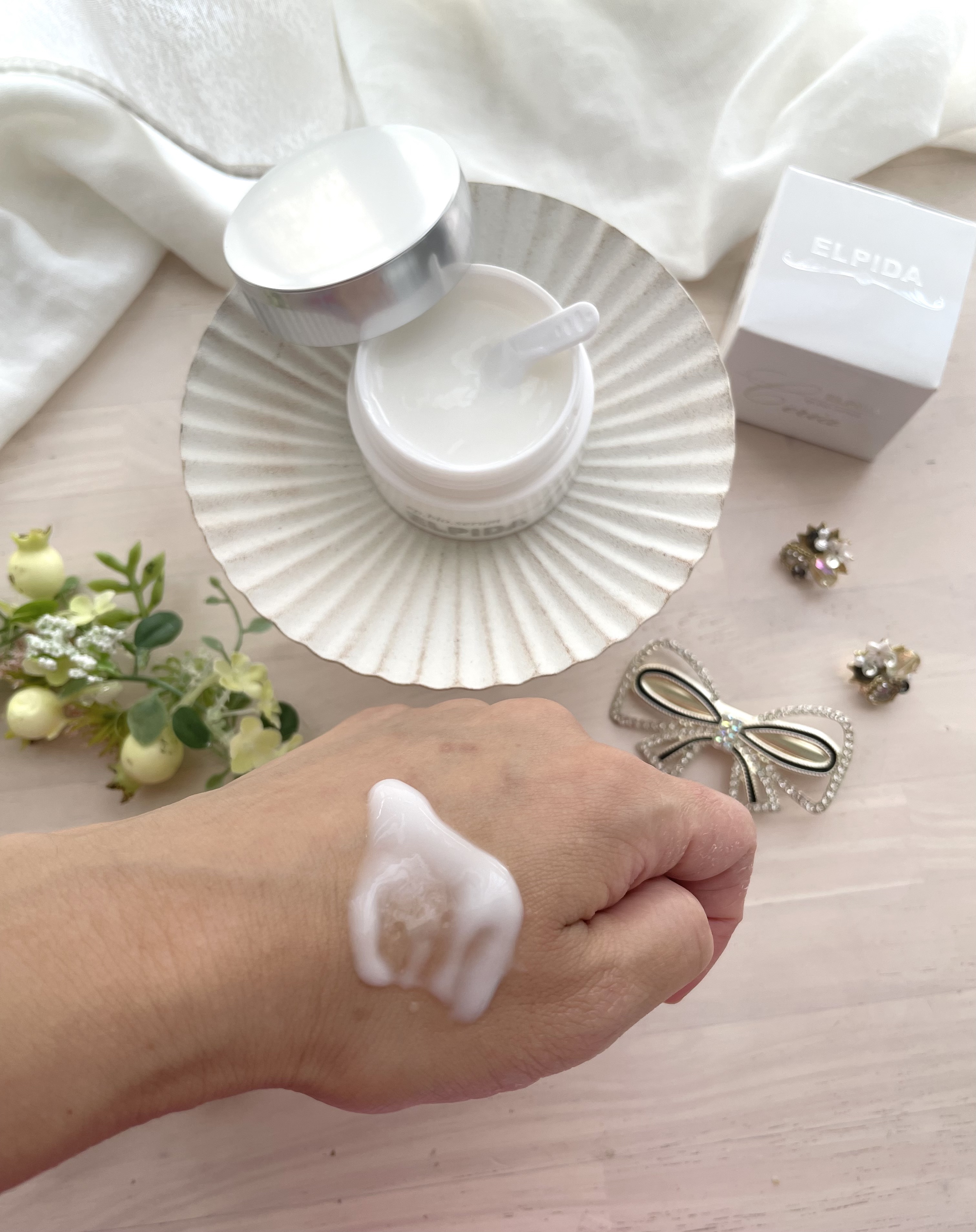 エルピダ セリア/ELPIDA/フェイスクリームを使ったクチコミ（3枚目）