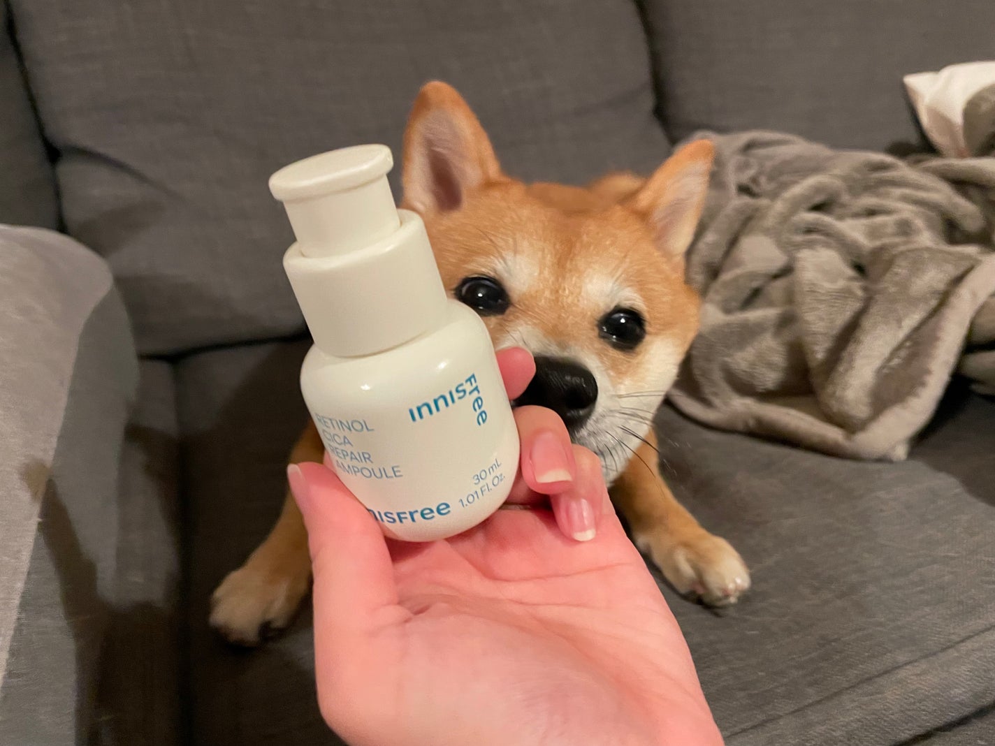 レチノール シカ リペア セラム/innisfree/美容液を使ったクチコミ(4枚目)