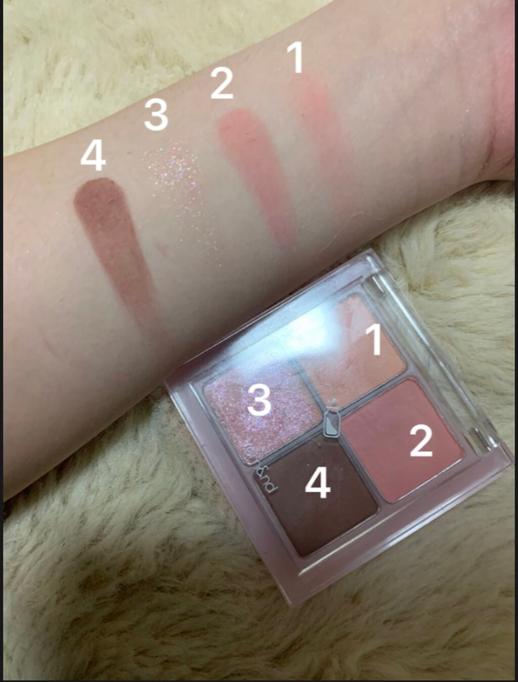 ベターザンアイズ/rom&nd/アイシャドウパレットを使ったクチコミ(2枚目)