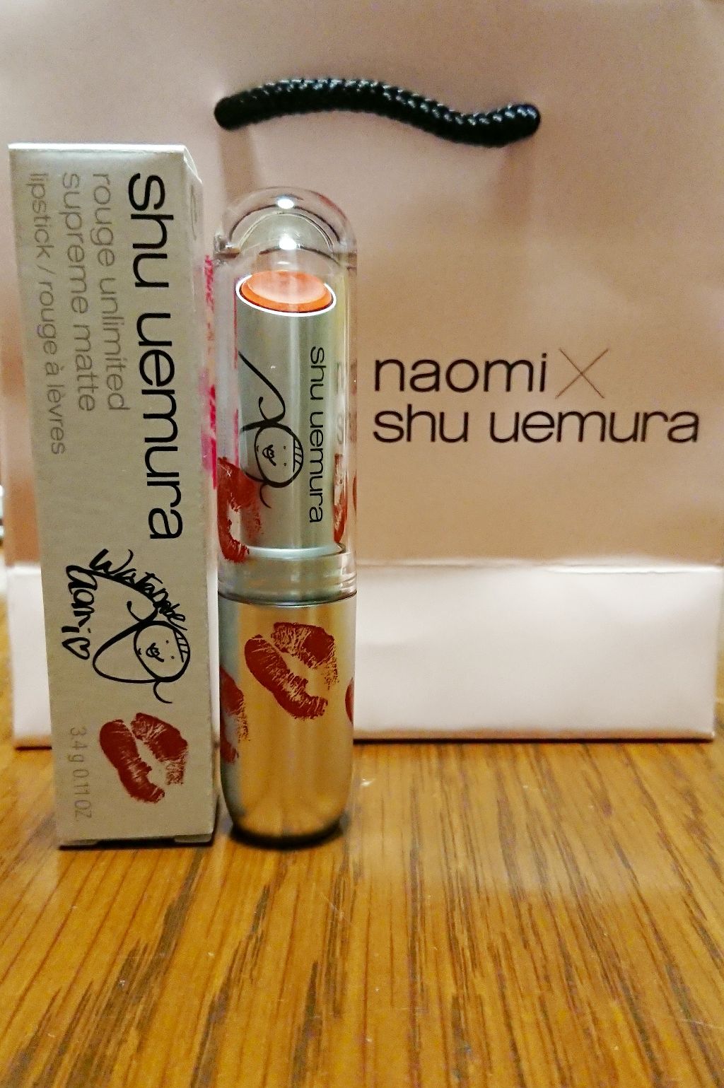 ルージュ アンリミテッド マット/shu uemura/口紅を使ったクチコミ(4枚目)