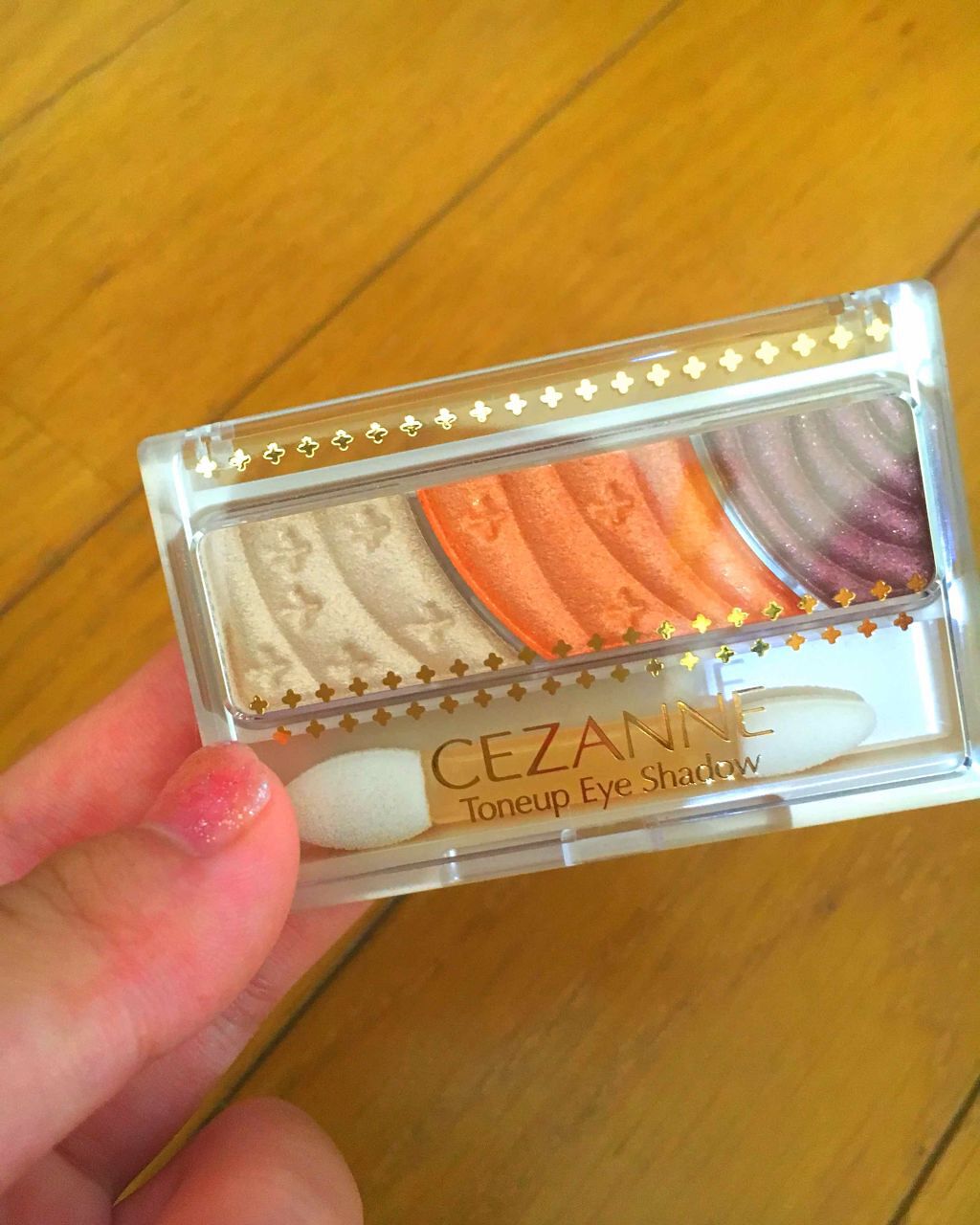 トーンアップアイシャドウ/CEZANNE/アイシャドウパレットを使ったクチコミ(1枚目)