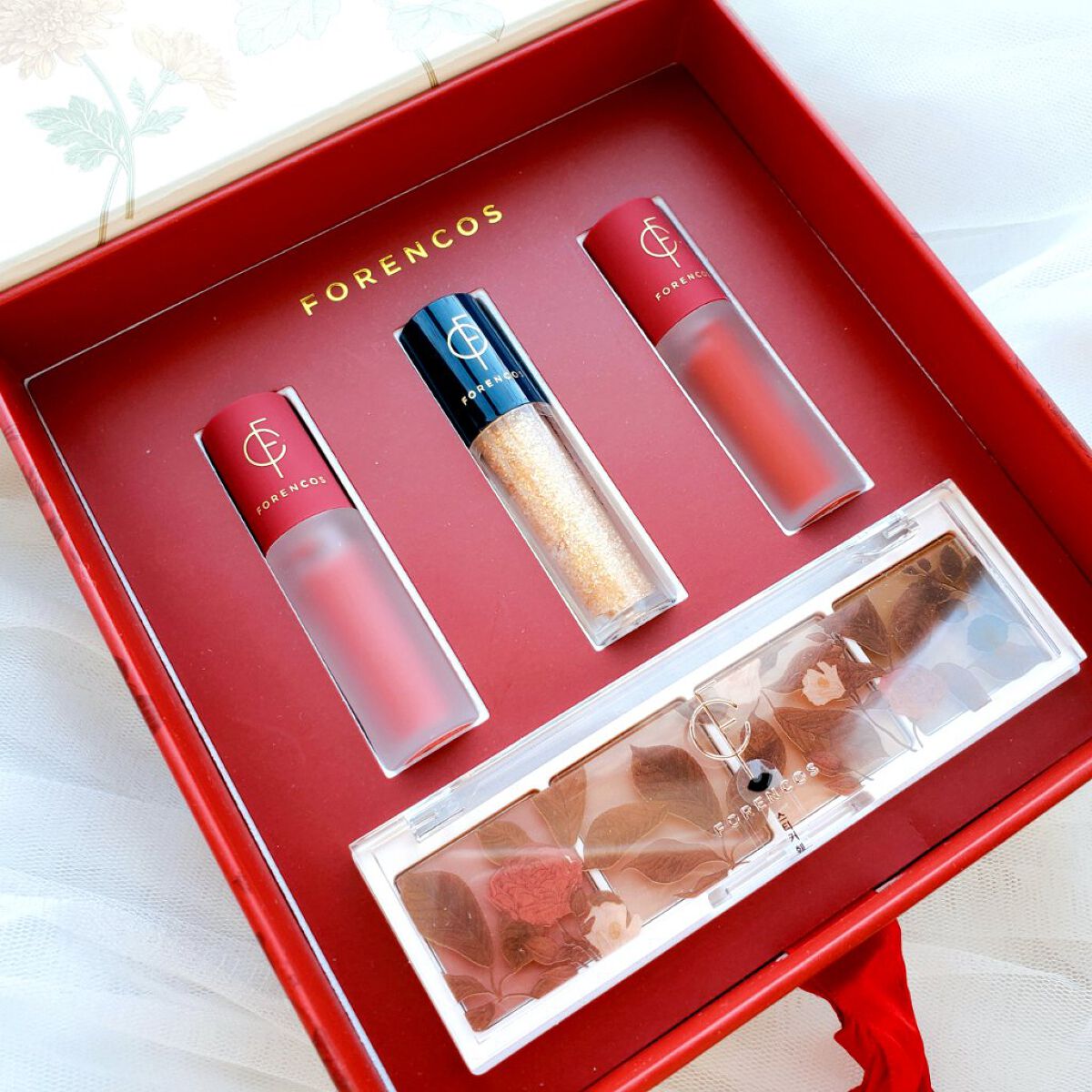 ヴィンテージフラワーガーデンセット/フォレンコス/メイクアップキットを使ったクチコミ(2枚目)