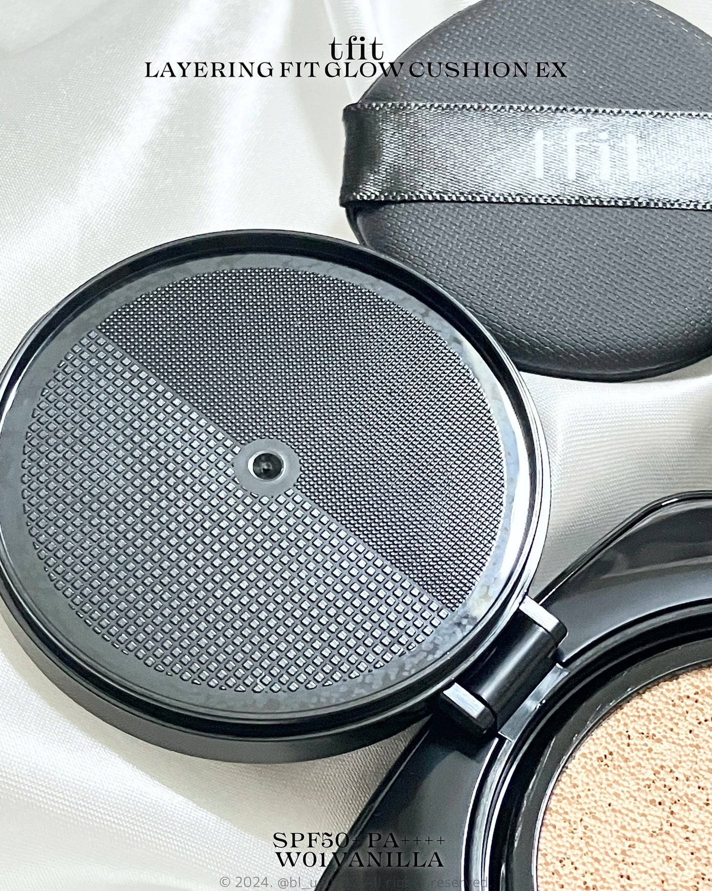 レイヤリングフィット グロークッションEX/TFIT/クッションファンデーションを使ったクチコミ(3枚目)