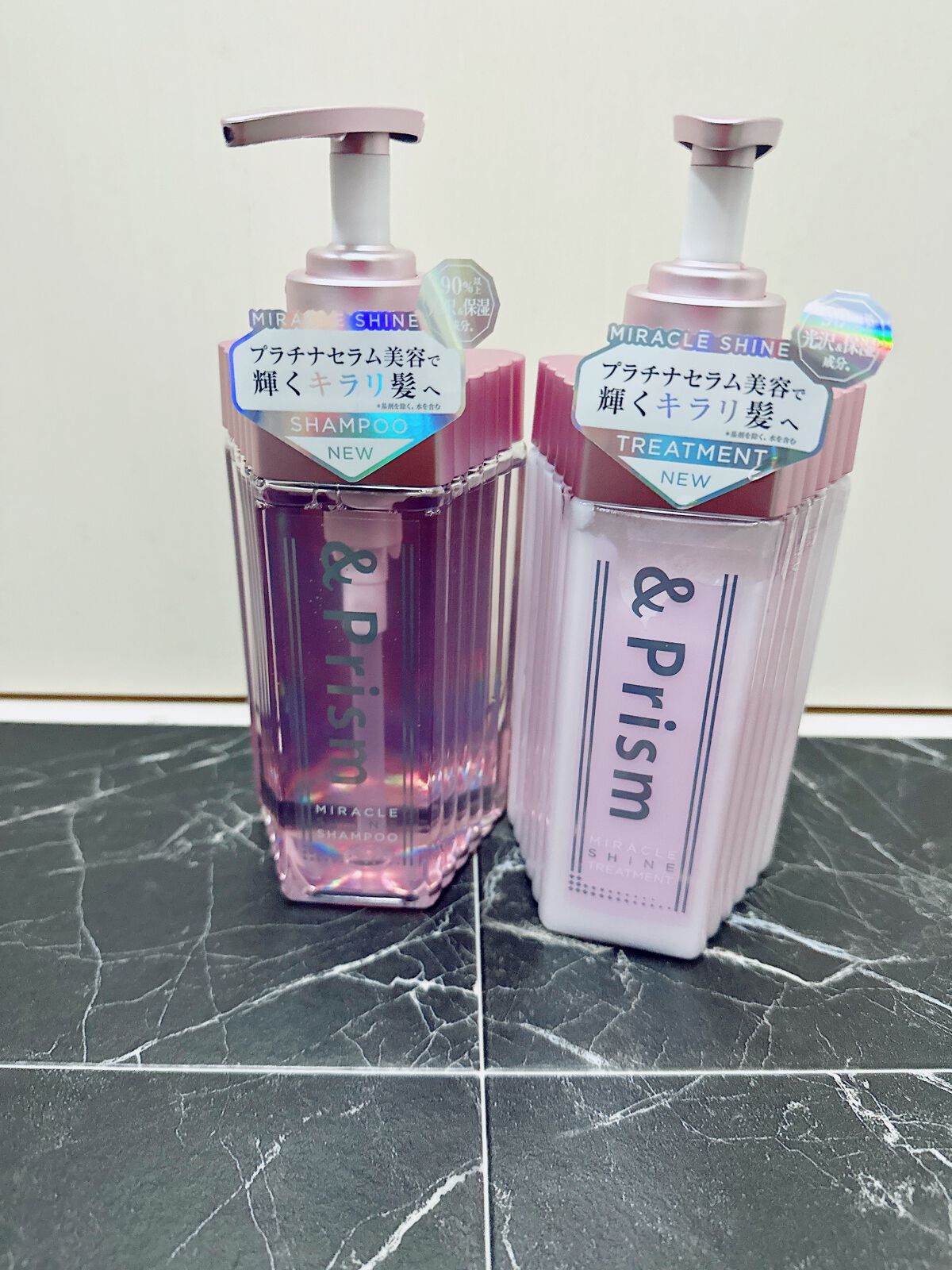 ミラクル シャイン シャンプー/ヘアトリートメント/&Prism/市販シャンプーを使ったクチコミ（1枚目）