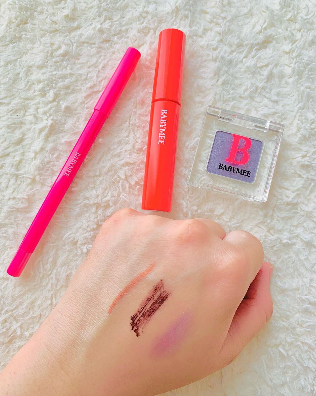 ニュアンスカラーマスカラ/BABYMEE/マスカラを使ったクチコミ（3枚目）