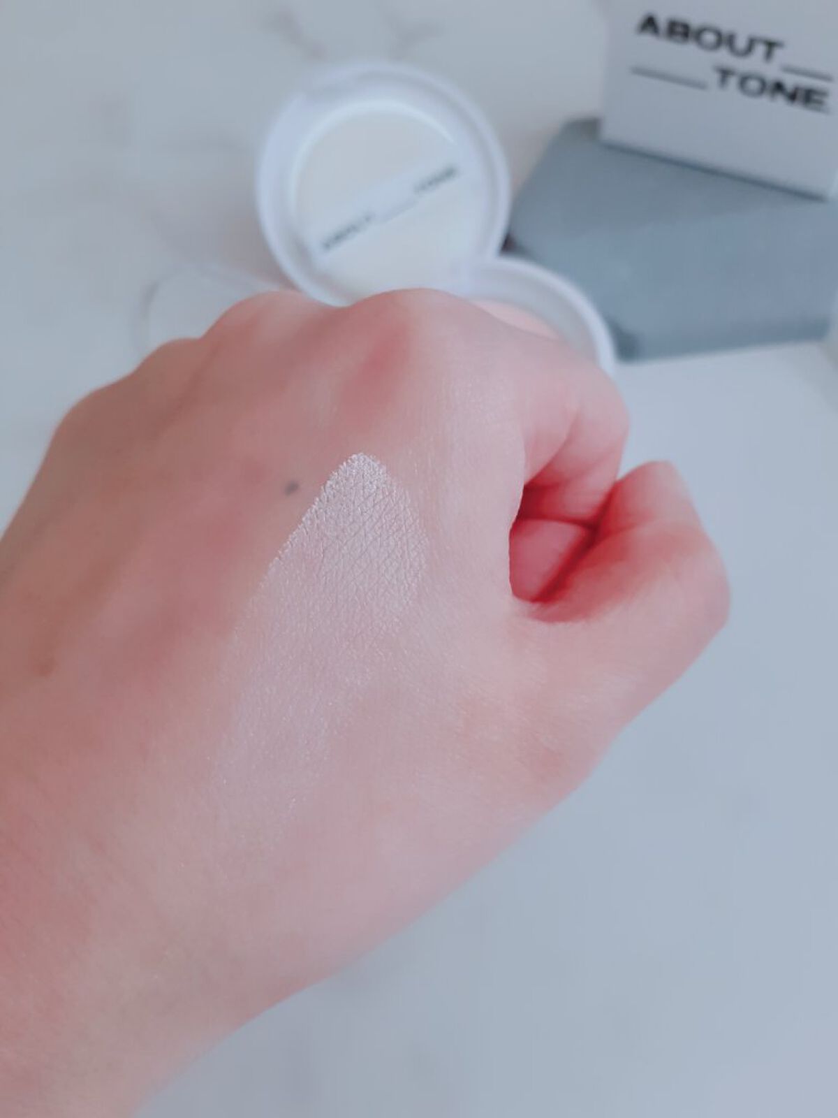 グローパウダーパクト/ABOUT TONE/プレストパウダーを使ったクチコミ(7枚目)