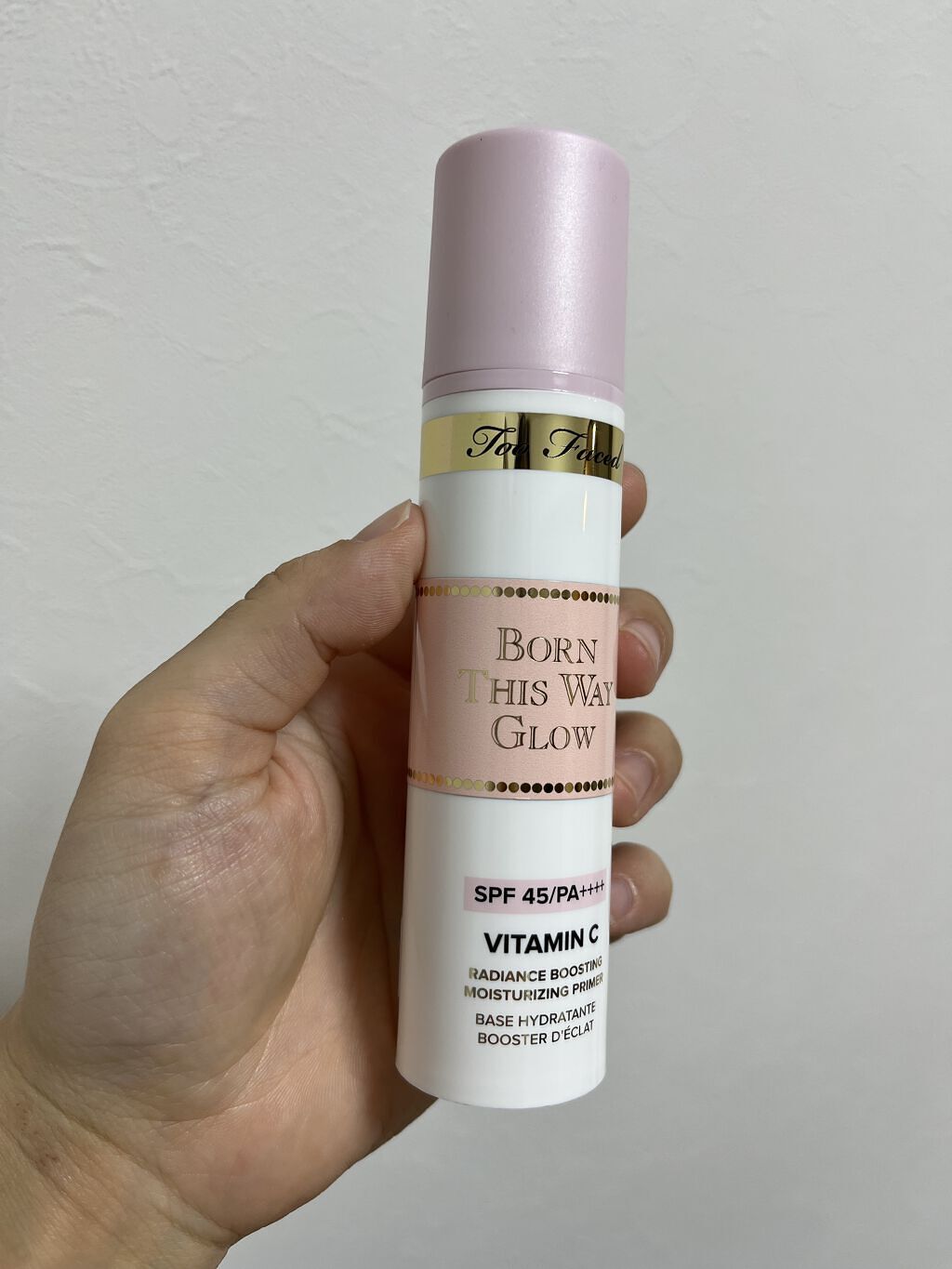 ボーン ディス ウェイ グロウ モイスチュアライジング メイクアップ プライマー/Too Faced/化粧下地を使ったクチコミ（1枚目）