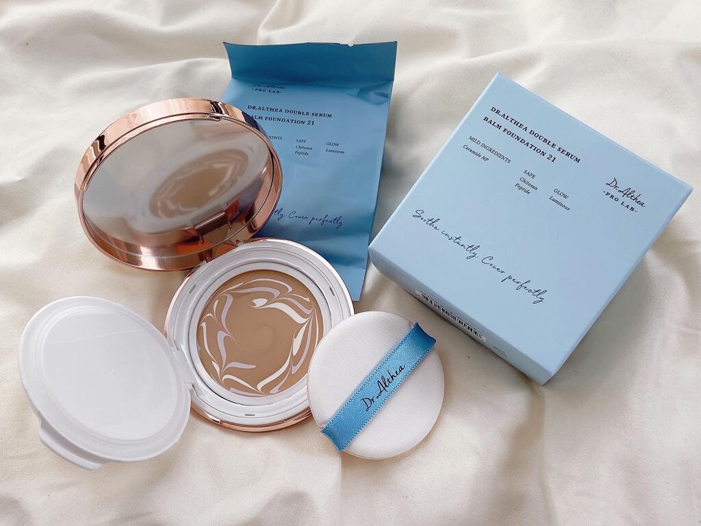 ダブル セラム バーム ファンデーション/Dr.Althea/クリーム・エマルジョンファンデーションを使ったクチコミ(1枚目)