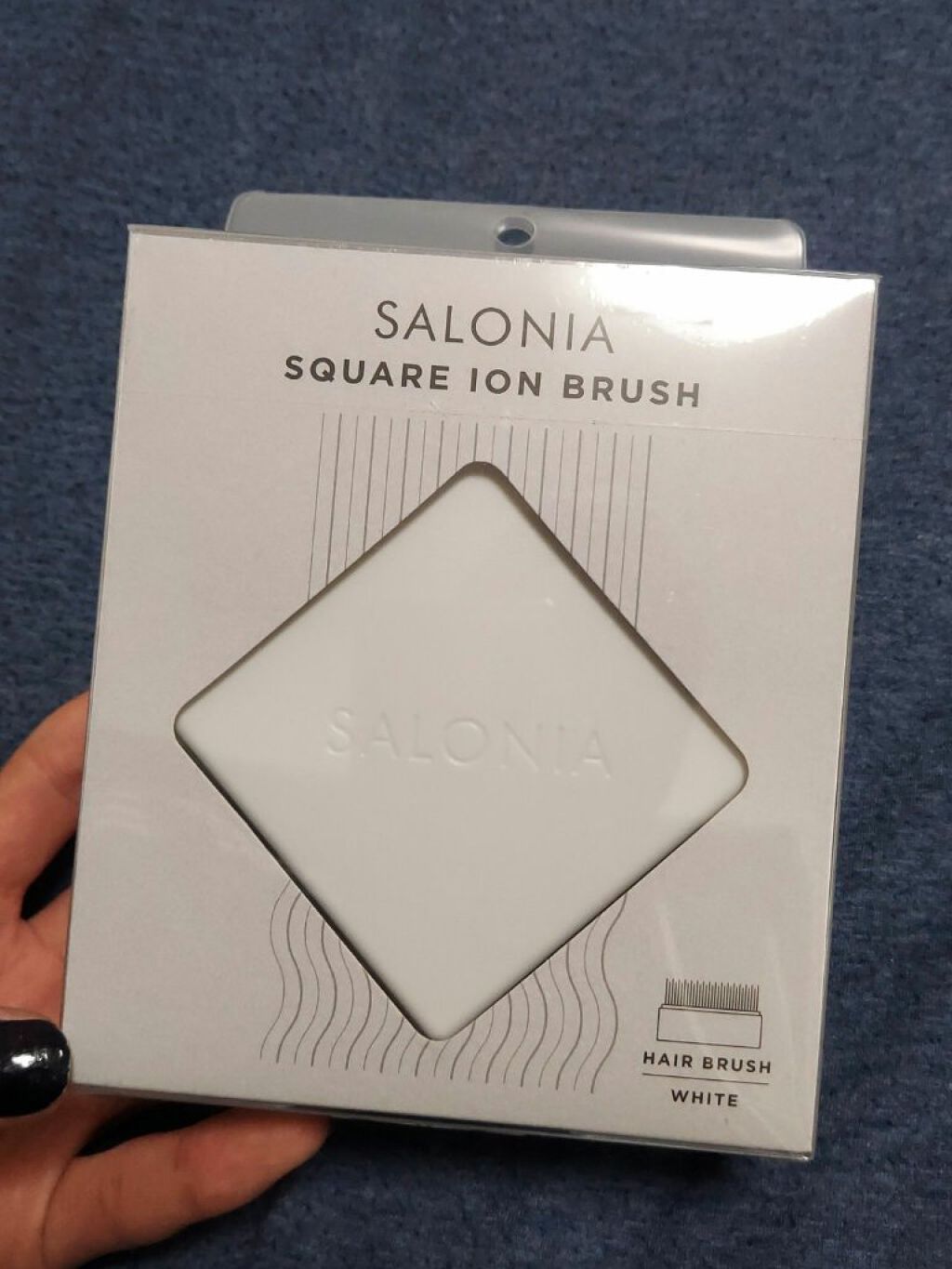 スクエアイオンブラシ/SALONIA/ヘアブラシを使ったクチコミ(1枚目)