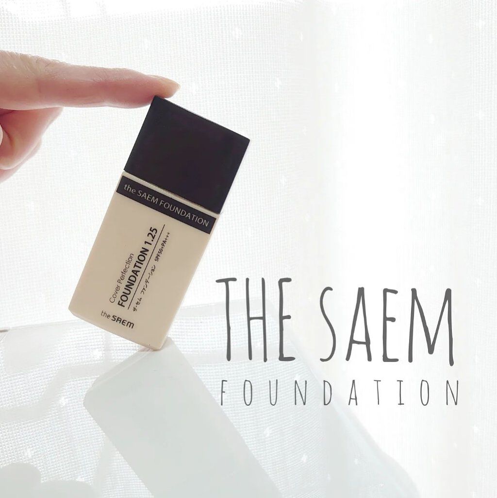 ザ・セム CPファンデーション 1.25 ライトベージュ/the SAEM/リキッドファンデーションを使ったクチコミ（1枚目）