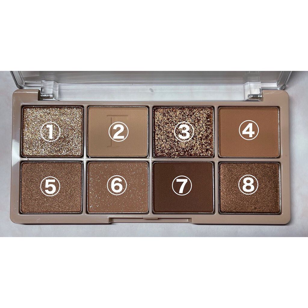 ラッスルアイシャドウパレット 01 ドライリーフ/Flynn/アイシャドウパレットを使ったクチコミ（2枚目）