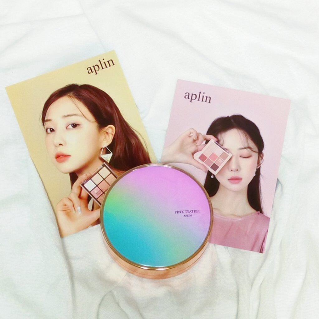 ピンクティーツリーカバークッション/APLIN/クッションファンデーションを使ったクチコミ（1枚目）