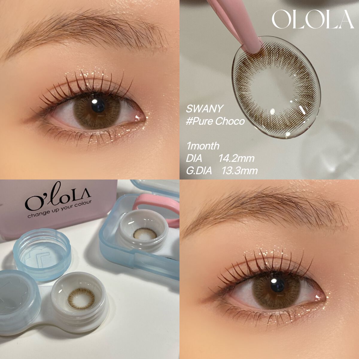 ディアサム(DearSome)/OLOLA/カラーコンタクトレンズを使ったクチコミ（2枚目）