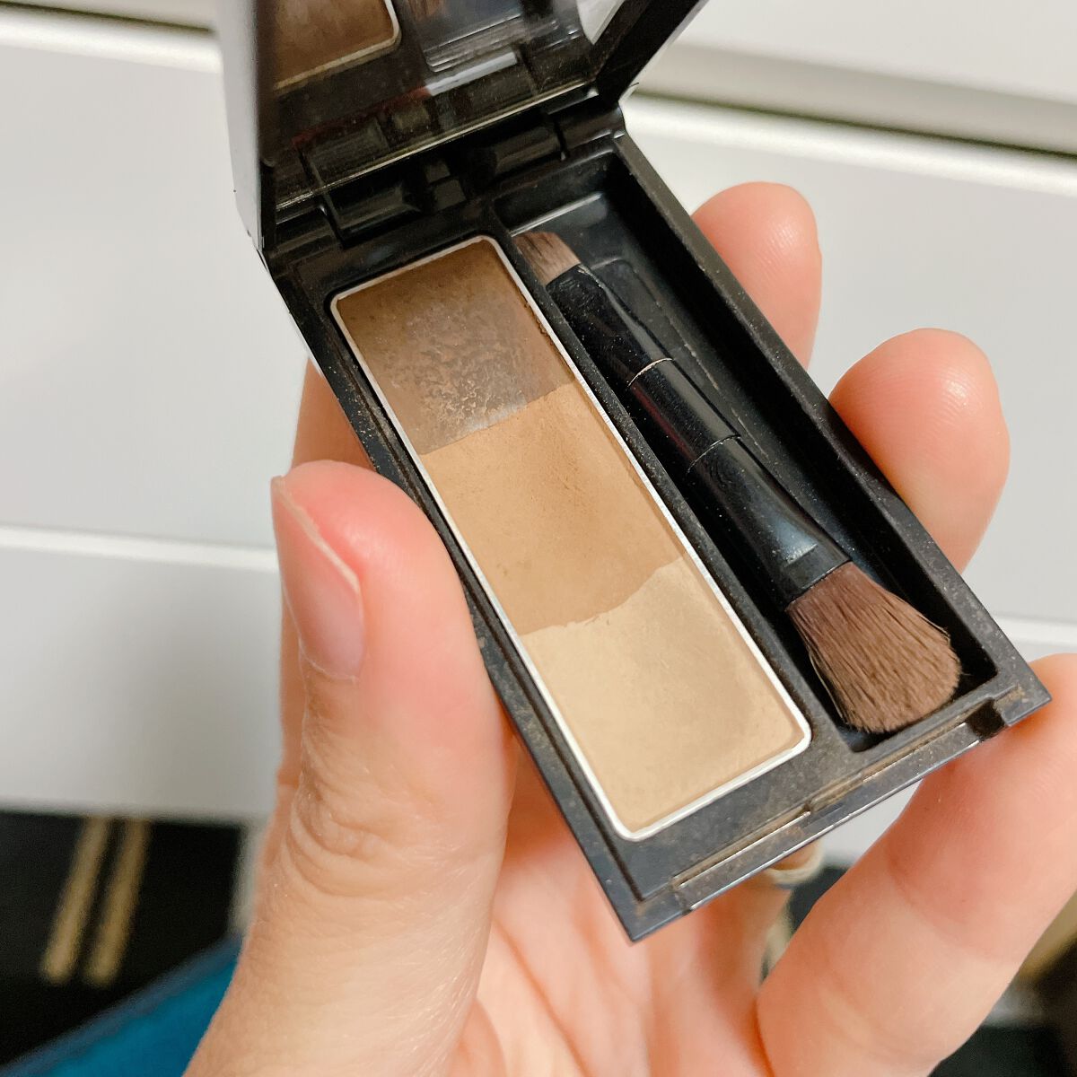 ケイト デザイニングアイブロウ3D/KATE/パウダーアイブロウを使ったクチコミ（1枚目）