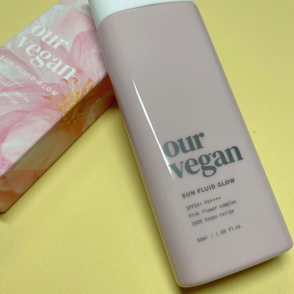 アワーヴィーガン サンプルイド グロー/manyo/化粧下地を使ったクチコミ（2枚目）