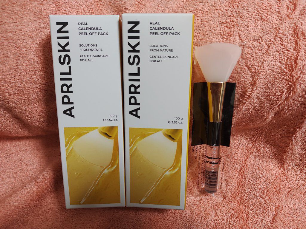 リアルカレンデュラピールオフパック/APRILSKIN/ピーリングを使ったクチコミ（1枚目）