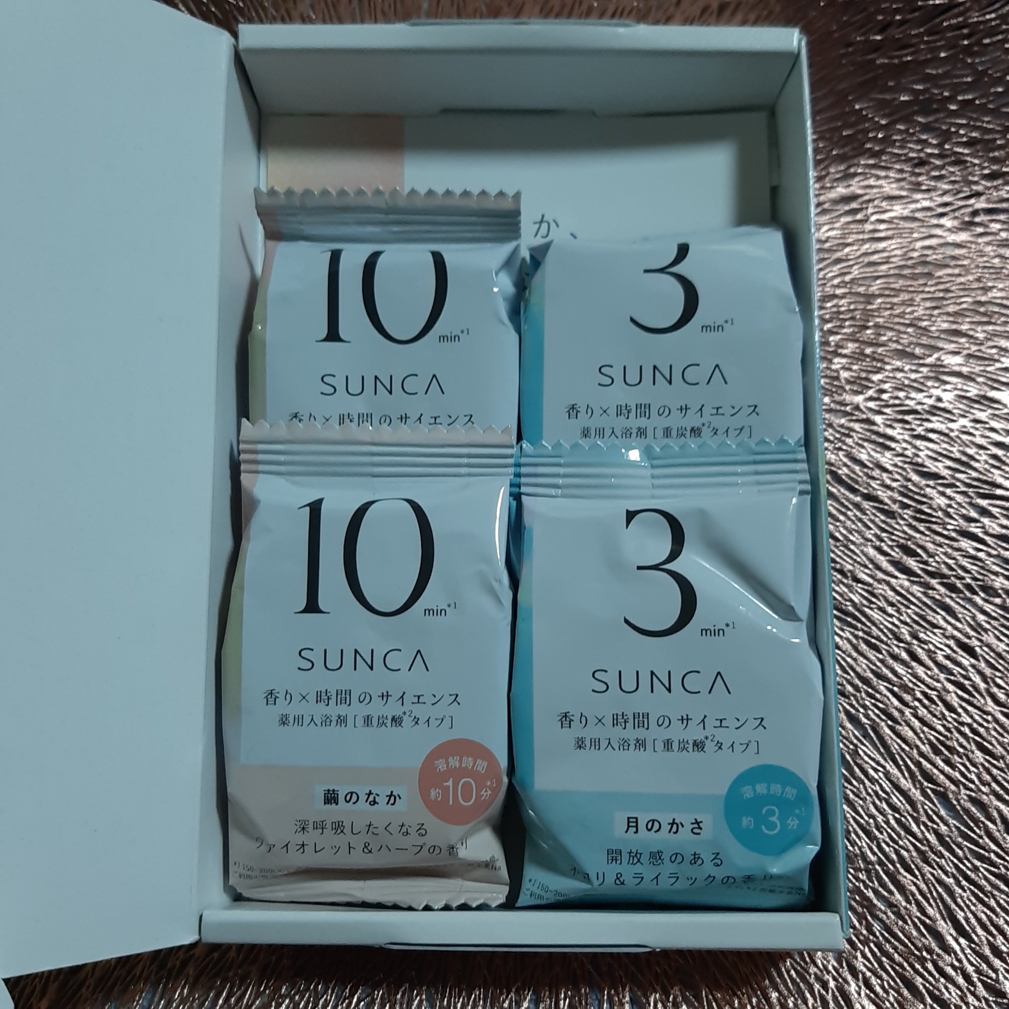 [医薬部外品] SUNCA 入浴剤 アソート/SUNCA/炭酸系入浴剤を使ったクチコミ（1枚目）