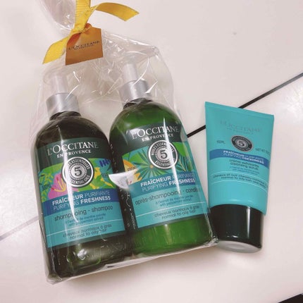 ファイブハーブス ピュアフレッシュネス シャンプー/コンディショナー/L'OCCITANE/市販シャンプーを使ったクチコミ(1枚目)