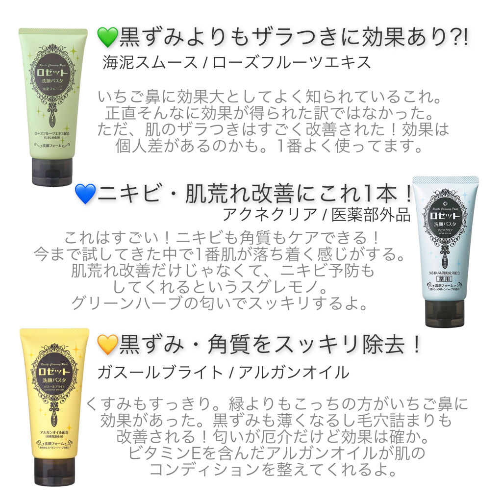 ロゼット洗顔パスタ 海泥スムース/ロゼット/洗顔フォームを使ったクチコミ（2枚目）