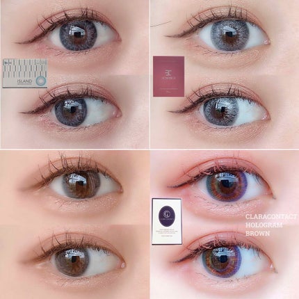 アイランド グレー/OLENS/カラーコンタクトレンズを使ったクチコミ(3枚目)