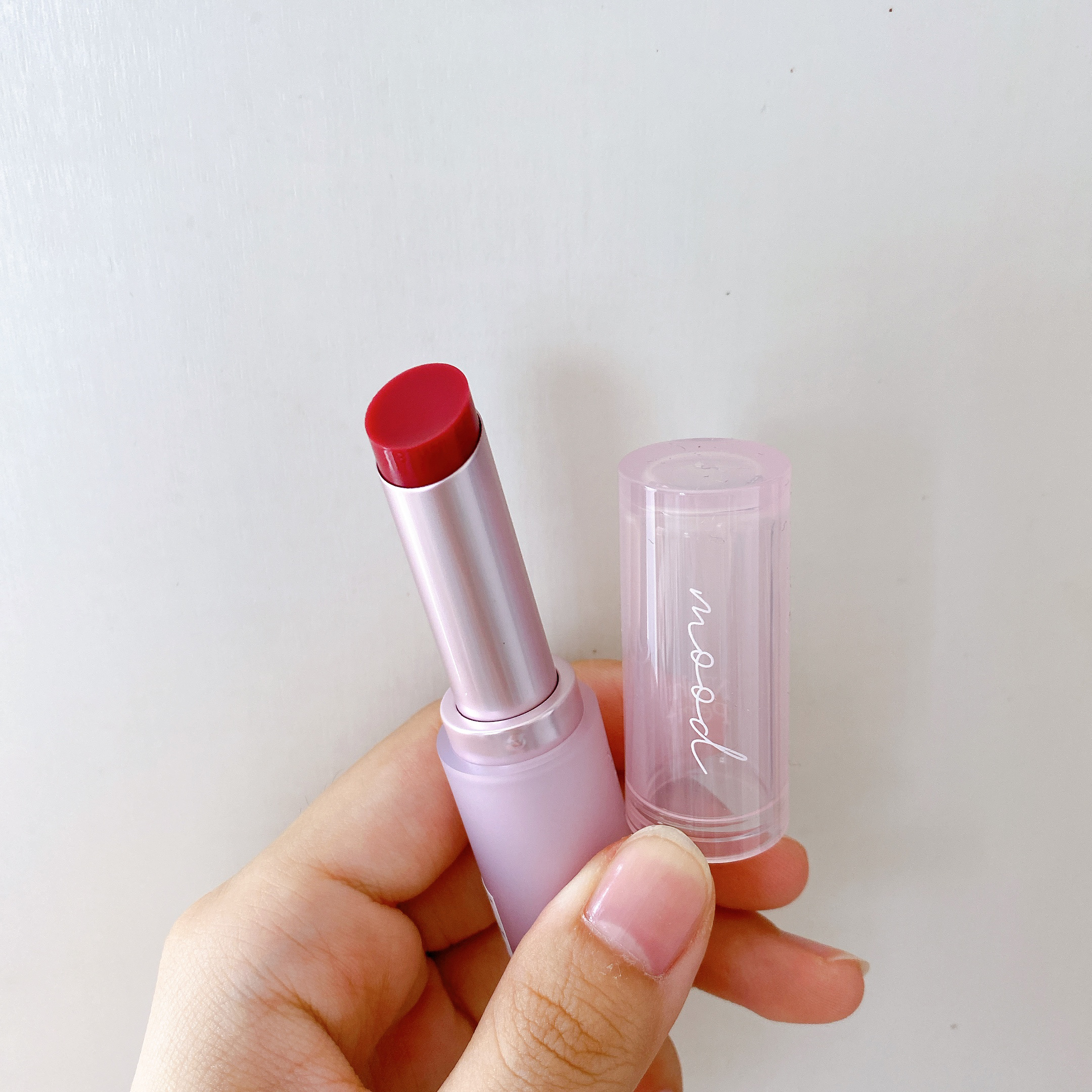 インク ムード グロイ バーム 09 PINKMMELIER/PERIPERA/口紅を使ったクチコミ（2枚目）