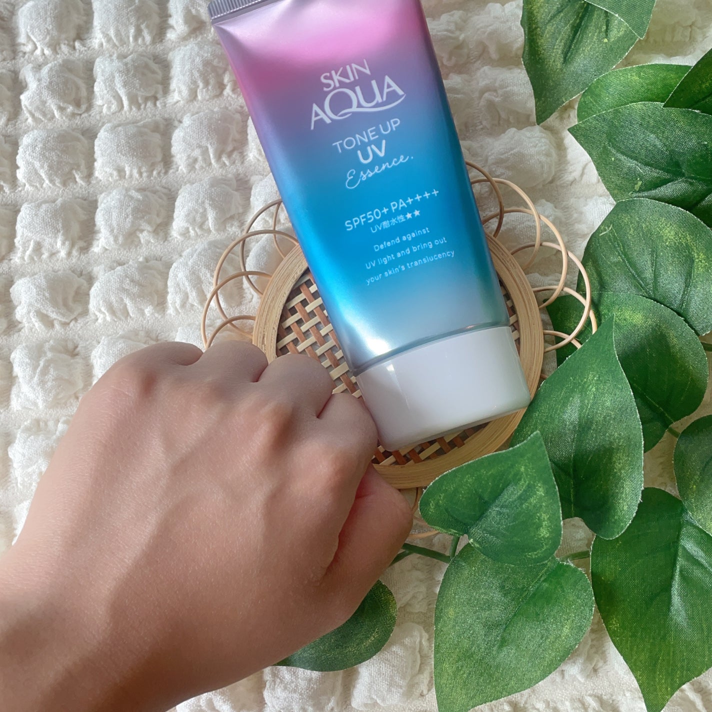 スキンアクア トーンアップUVエッセンス/スキンアクア/日焼け止めクリームを使ったクチコミ(3枚目)