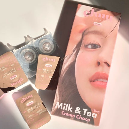 chuuLENS Milk&Tea 1day/chuu LENS/ワンデー(1DAY)カラコンを使ったクチコミ(2枚目)