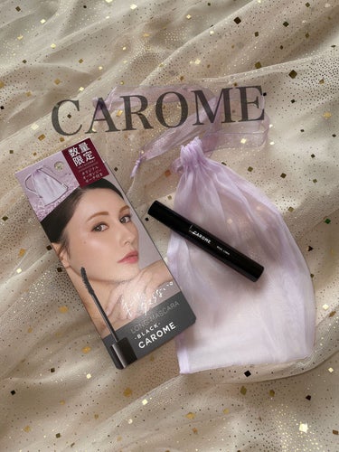 CAROME. リアルロングマスカラのクチコミ「▶︎CAROME.（カロミー）


👀ロングマスカラブラック（ポーチ付き）

ダレノガレ明美さ.....」（1枚目）