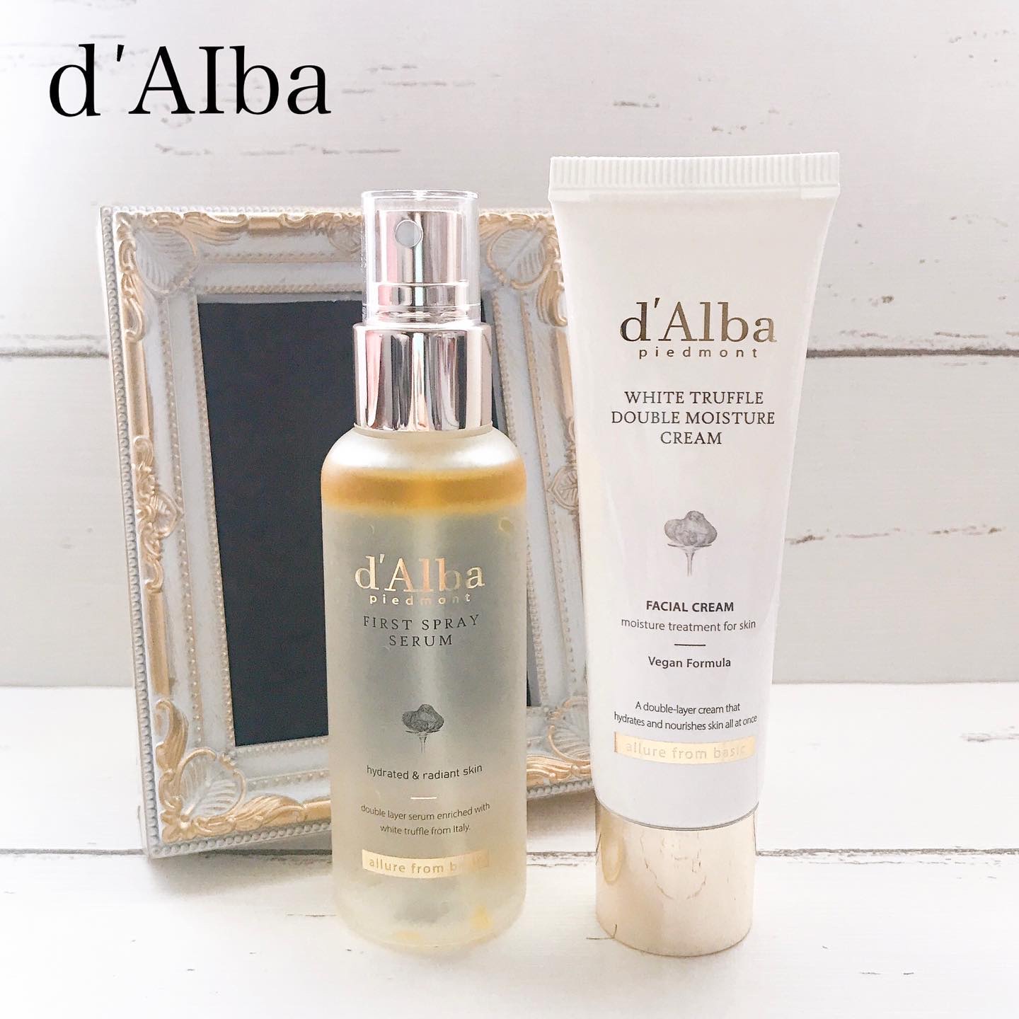 ダルバ ホワイトトリュフファーストスプレーセラム/ダルバ/ミスト状化粧水を使ったクチコミ（1枚目）
