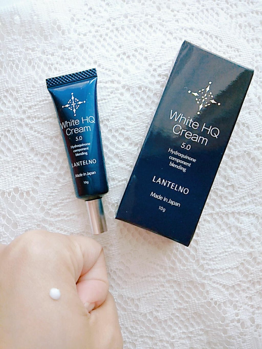 WhiteHQCream(ホワイトエイチキュークリーム)/LANTELNO/フェイスクリームを使ったクチコミ(1枚目)