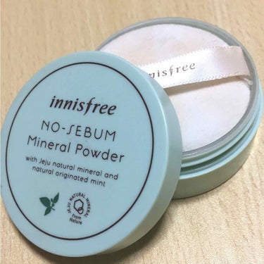 ノーセバム ミネラルパウダー/innisfree/ルースパウダーを使ったクチコミ（1枚目）