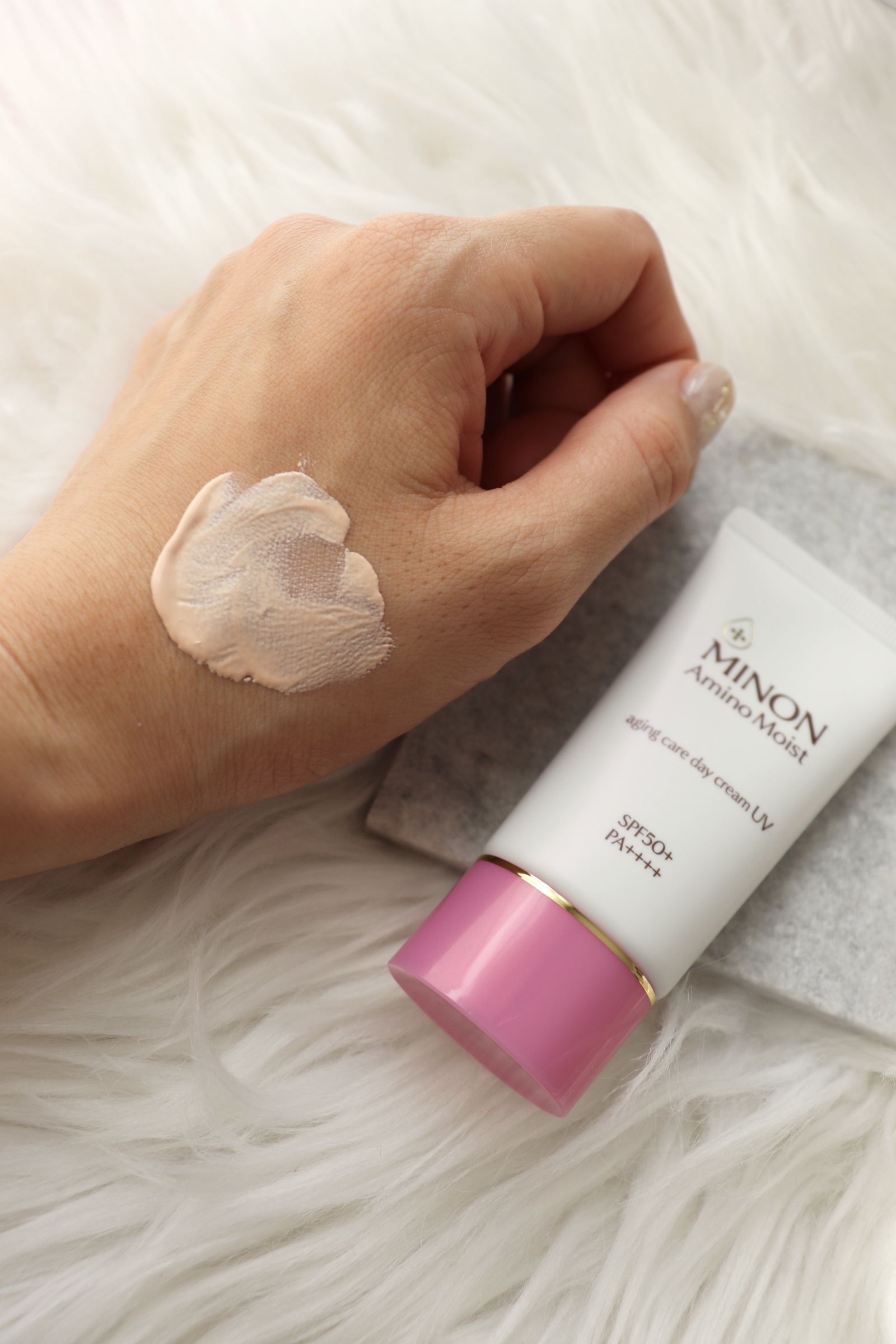 ミノン アミノモイスト エイジングケア デイクリームUV/ミノン/日焼け止めクリームを使ったクチコミ（3枚目）