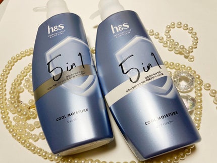5in1クールモイスチャーシャンプー/コンディショナー/h&s/市販シャンプーを使ったクチコミ(3枚目)