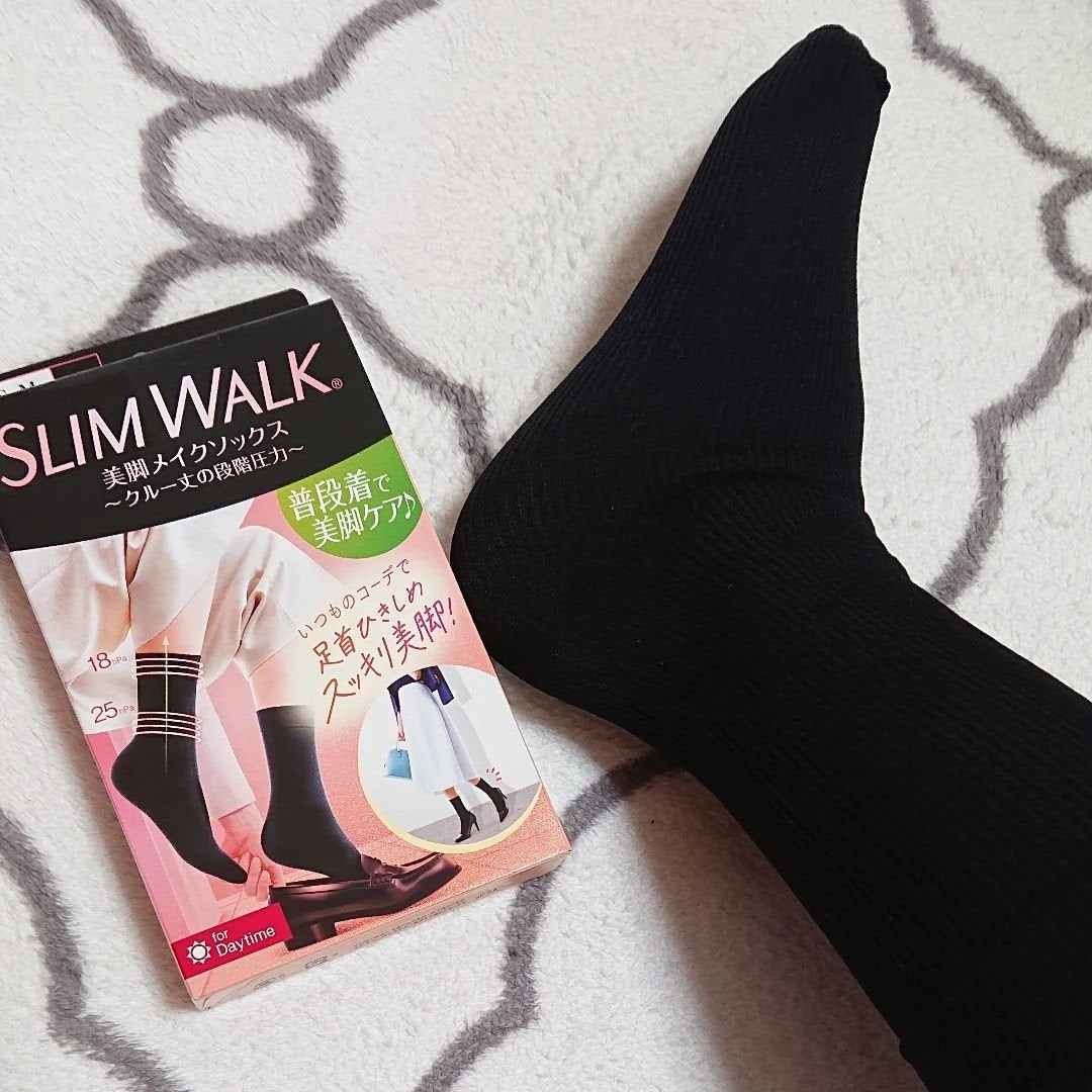 美脚メイクソックス/SLIMWALK/着圧ソックス・レギンスを使ったクチコミ(5枚目)