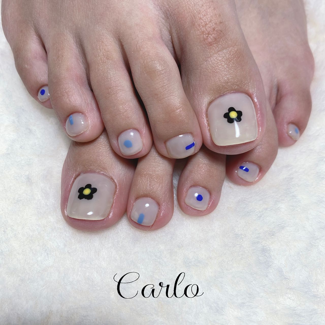 YUKA on LIPS 「.foot120minart..#狭山ヶ丘ネイルサロン#小手指..」(1枚目)