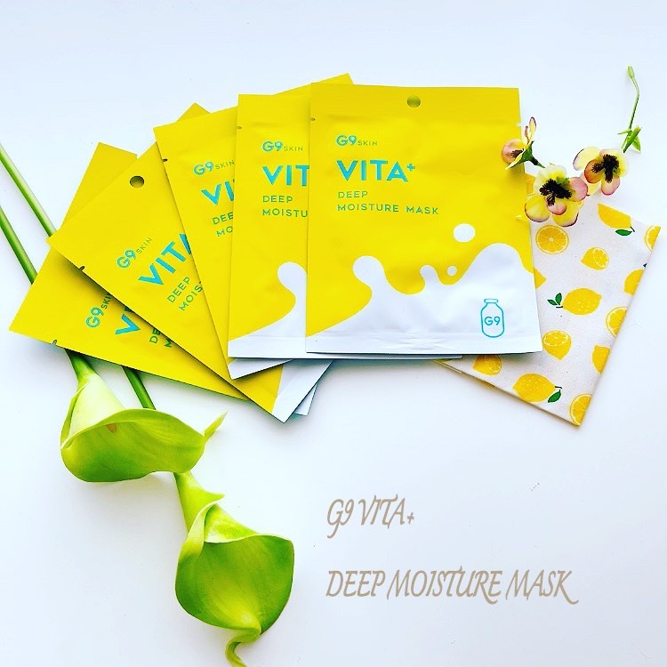 ビタプラス ディープモイスチャーマスク/G9SKIN/シートマスク・パックを使ったクチコミ（1枚目）
