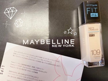 フィットミー リキッドファンデーション R/MAYBELLINE NEW YORK/リキッドファンデーションを使ったクチコミ（1枚目）