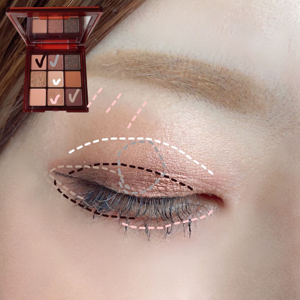 Huda Beauty BROWN obsessionsのクチコミ「───────୨୧
HUDABEAUTY
BROWN obsessions
Eyeshadow.....」（3枚目）