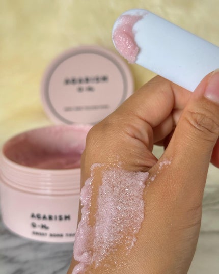 Q+Me スウィート ボム タラソ スクラブ/AGARISM/バスト・ヒップケアを使ったクチコミ(2枚目)