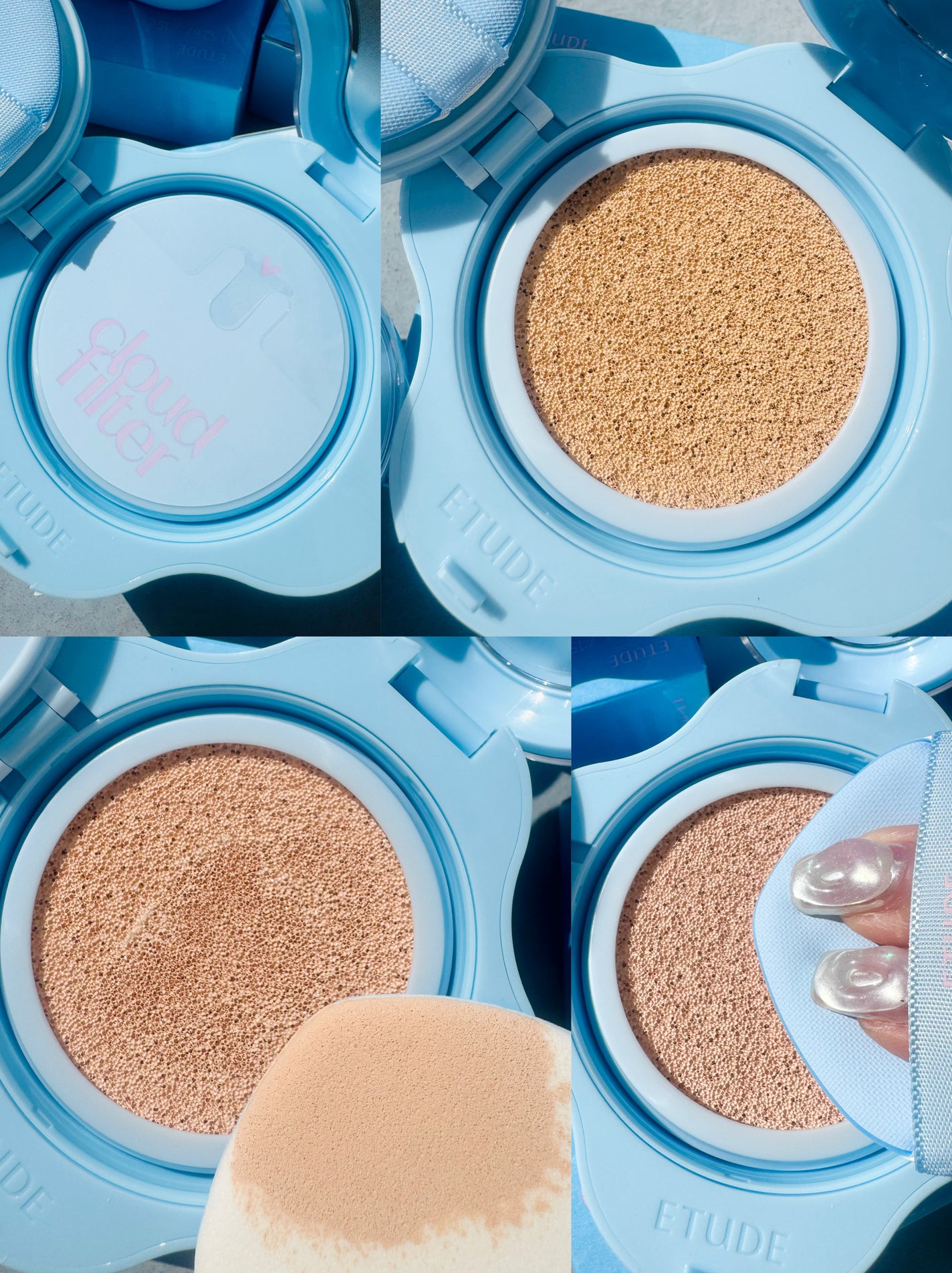 クラウドフィルタークッション/ETUDE/クッションファンデーションを使ったクチコミ(3枚目)