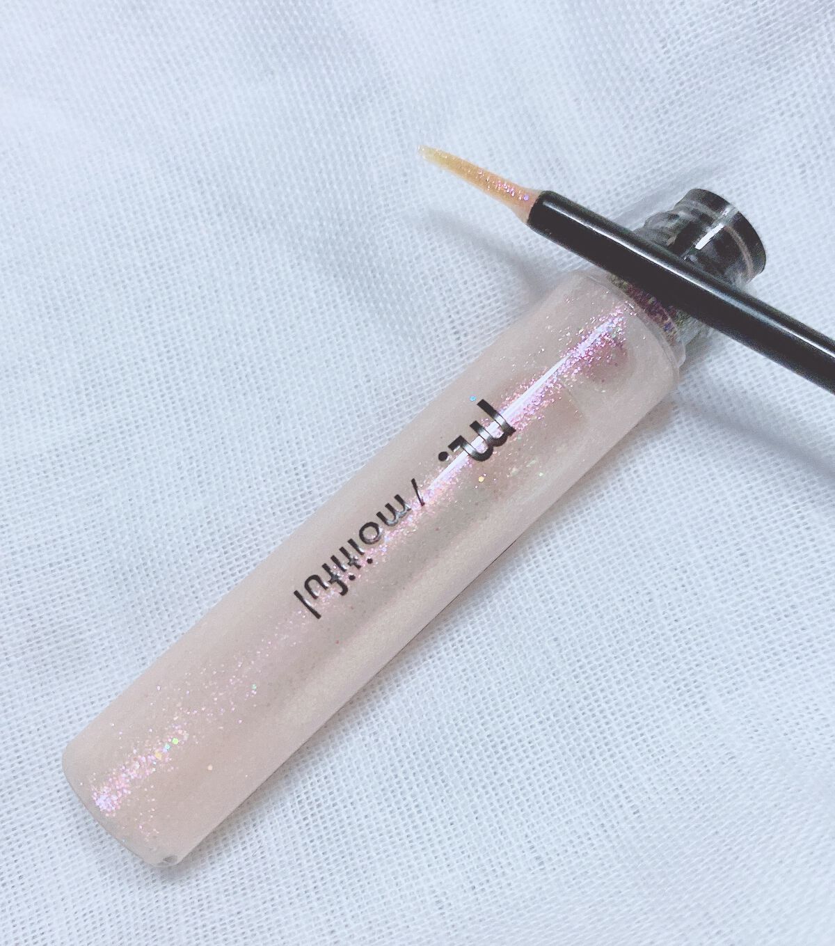 グリッターライナー(MFL リキッドアイシャドウ) ピンク/moitiful/グリッターを使ったクチコミ（3枚目）