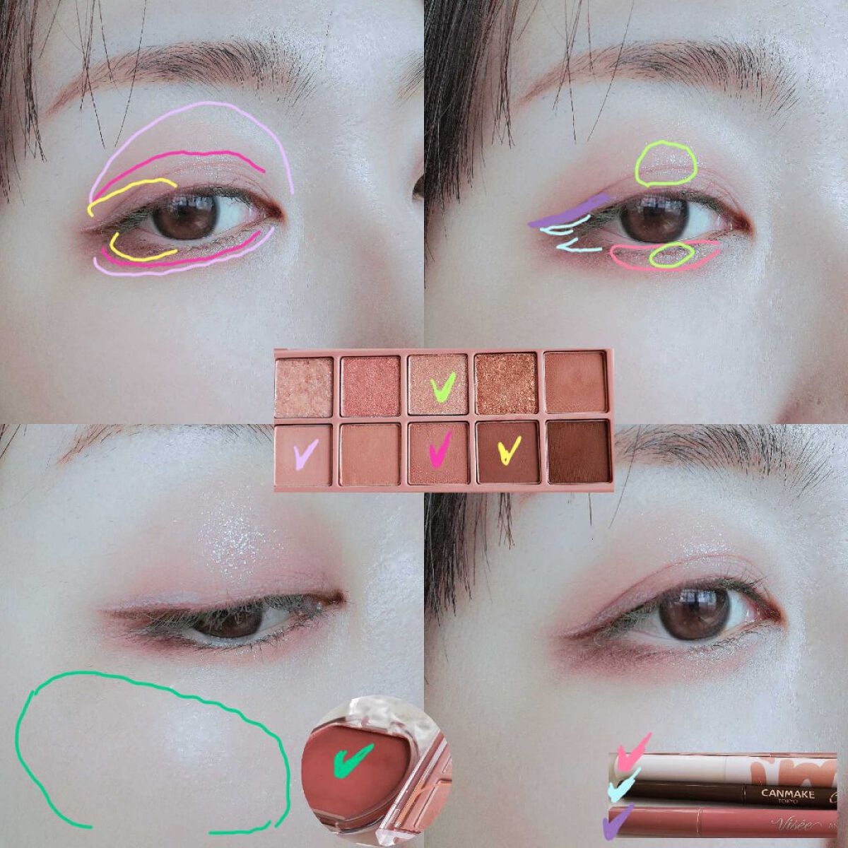 クリーミータッチライナー/キャンメイク/ジェルアイライナーを使ったクチコミ（3枚目）