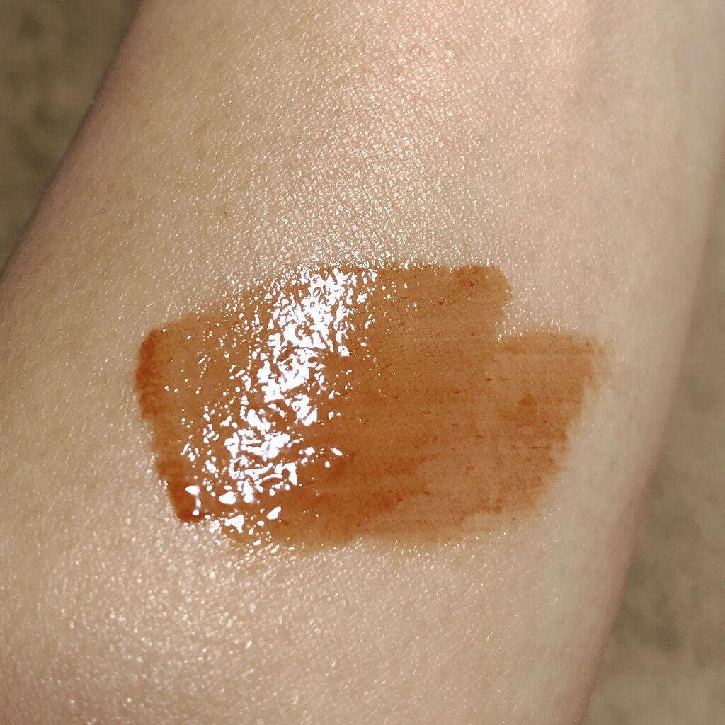 グラスティングウォーターティント 韓服エディション #11 pumpkin brown/rom&nd/リップティントを使ったクチコミ（2枚目）