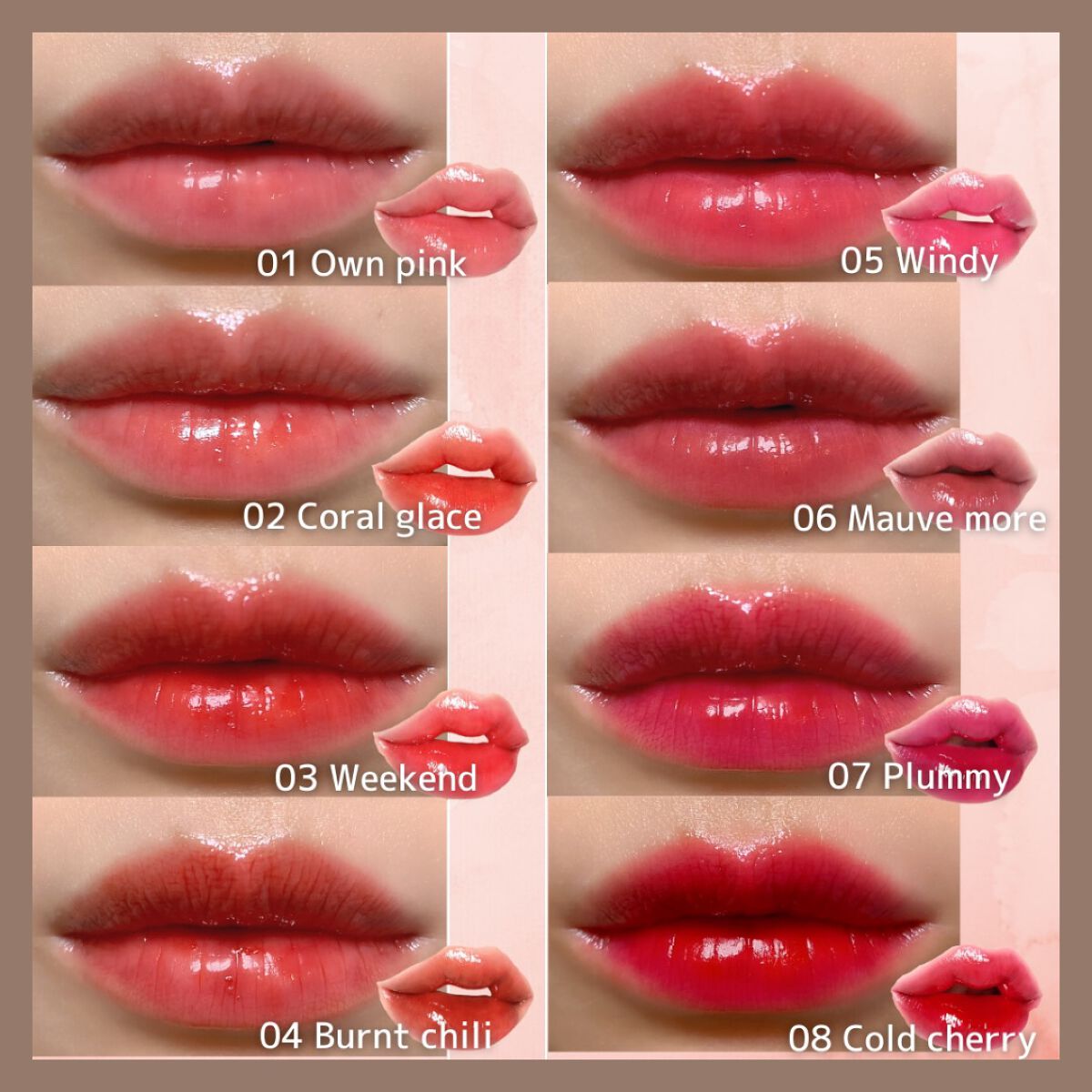 PERFECT DIARY (パーフェクトダイアリー)名刺リップ・トキメキ限定/PERFECT DIARY/リップグロスを使ったクチコミ（3枚目）