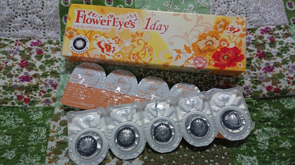 フラワーアイズ ワンデー/株式会社ビューフロンティア/ワンデー(1DAY)カラコンを使ったクチコミ(2枚目)
