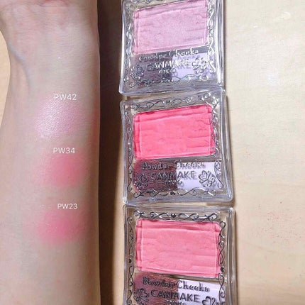 【旧品】パウダーチークス/キャンメイク/パウダーチークを使ったクチコミ(2枚目)