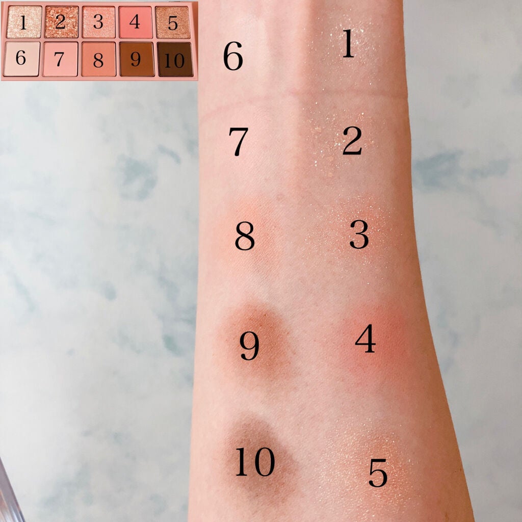 ベターザンパレット/rom&nd/アイシャドウパレットを使ったクチコミ(2枚目)